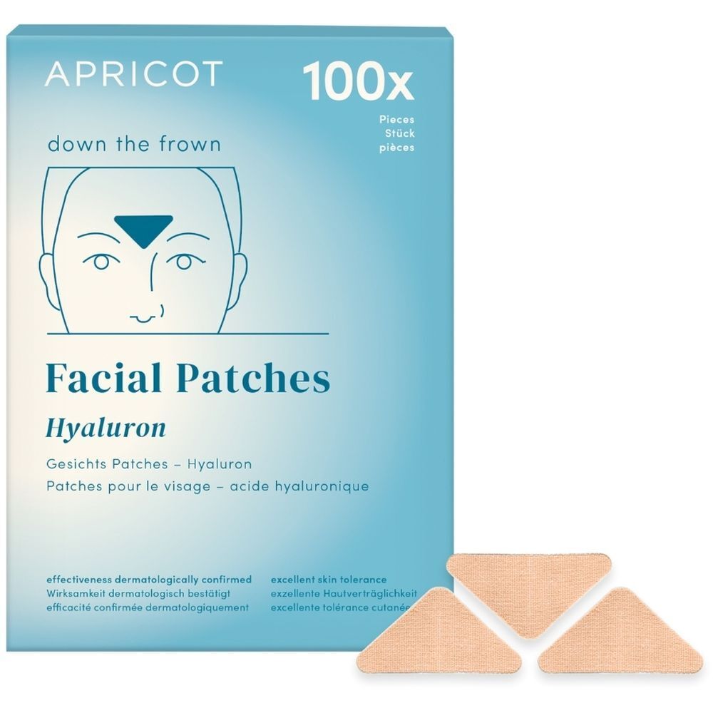Apricot Facial Patches Hyaluron beige 100 St Pflaster