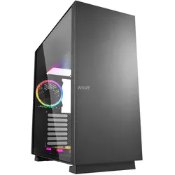 Sharkoon Pure Steel RGB (ATX), PC Gehäuse, Schwarz