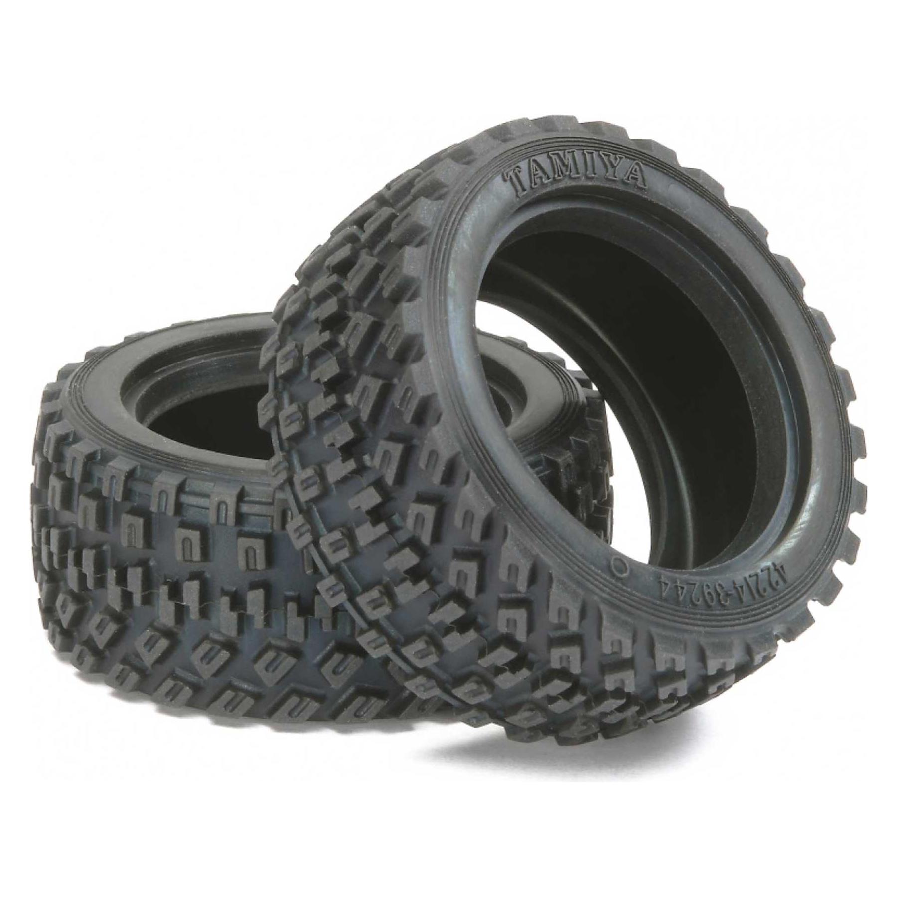 Tamiya M-Chassis Rally Block Tires (TAM 51427)