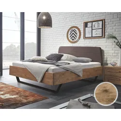 Hasena Oak-Vintage Massivholzbett Slid/Mona 160x200 cm / Wildeiche vintage natur, geölt
