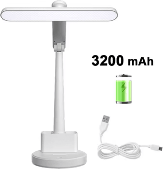 Inspire Picks Rechargeable LED Foldable Desk Lamp Eye Protection USB Table Lamp For Students And Children rechargeable 3200mah