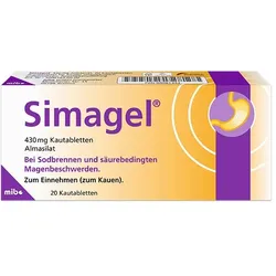 Simagel Kautabletten 20 St