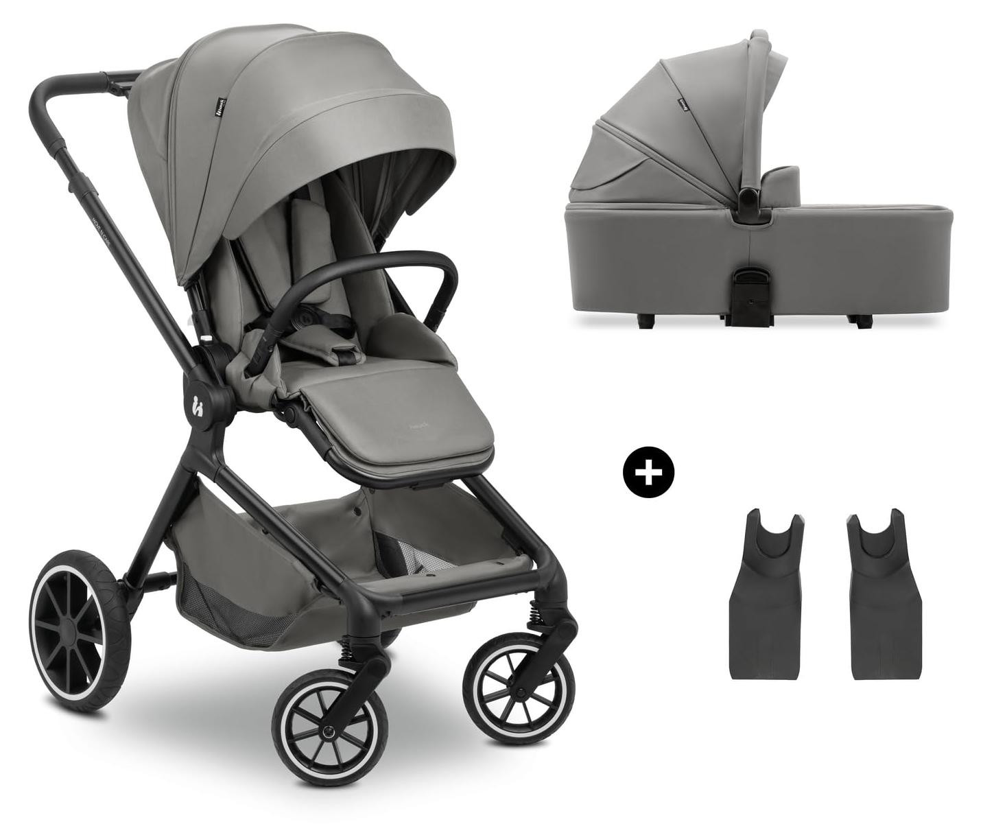 Hauck Move N Care Set Zonnekap Donkergrijs voor Kinderwagen