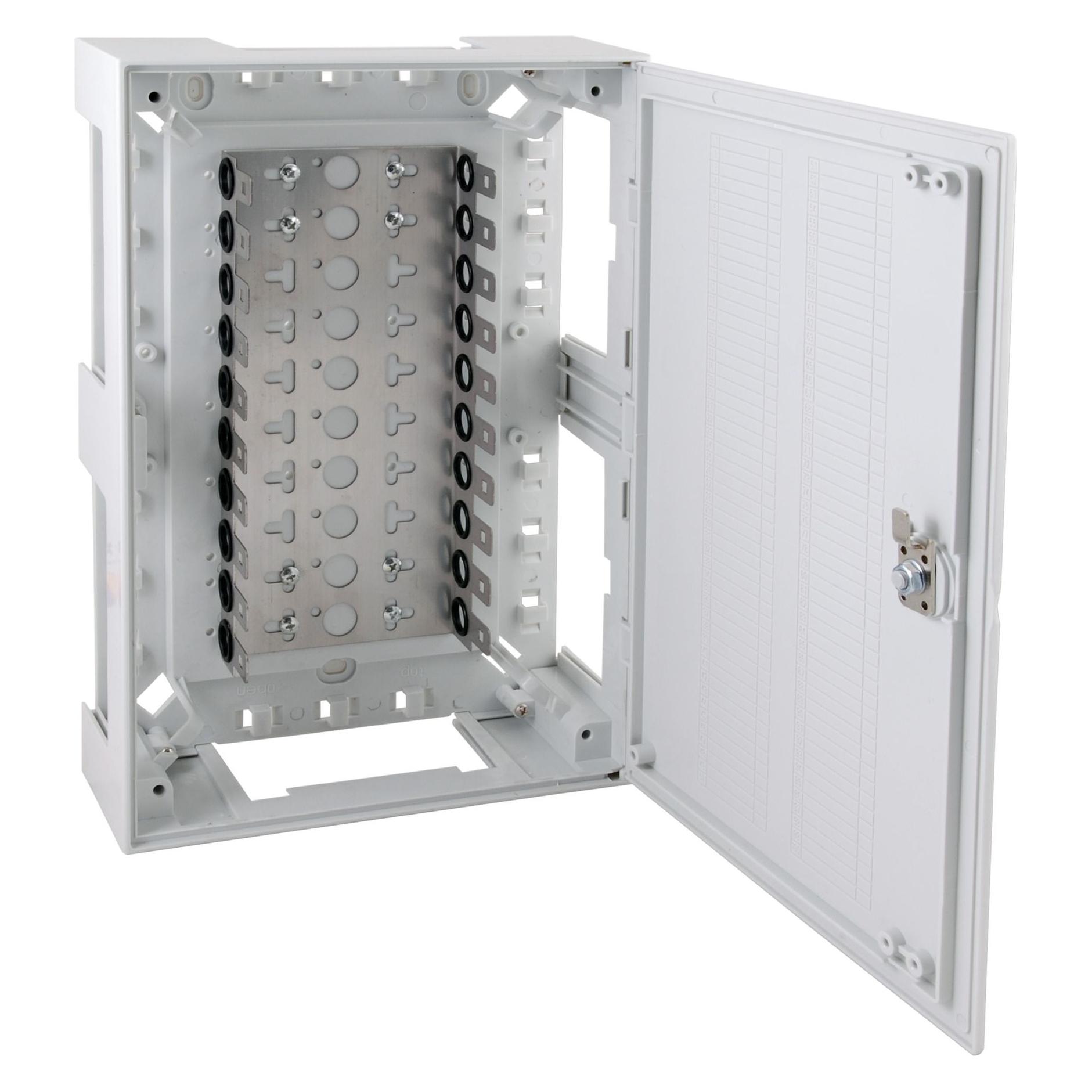 EFB Elektronik Kunststoffverteiler, innenBox III zu 100DA mit Vorreiber (46026.1)