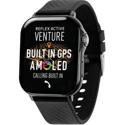 Reflex Active VENTURE 400 S XL AMOLED GPS Smartwatch mit Anruffunktion und Schwarzem (ohne SIM), Smartwatch