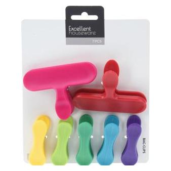 Excellent Houseware Frischhalteklammern 7Er-Set (7x) (46503019)