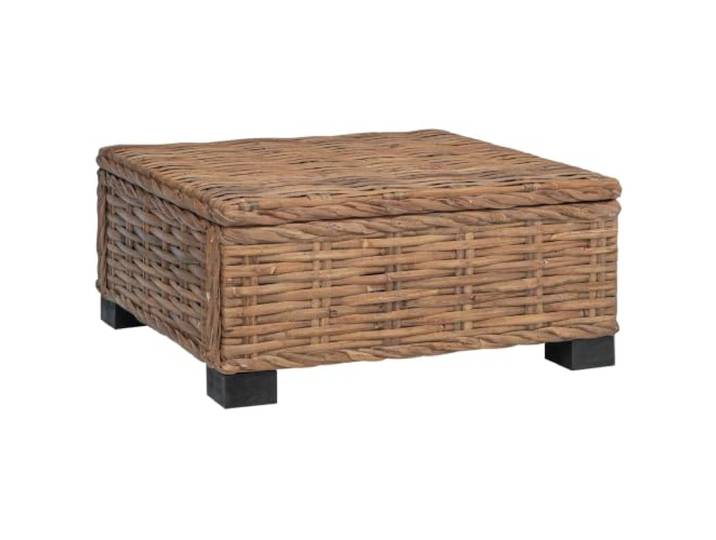 Makastle Couchtisch Naturrattan Natur 67 x 60 x 30 cm