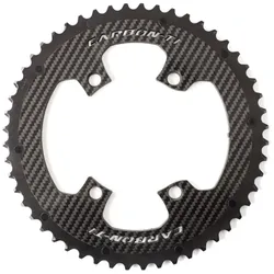 CARBON-TI Kettenblatt X-CarboRing EVO 4-Arm LK 110 asymmetrisch | Dura