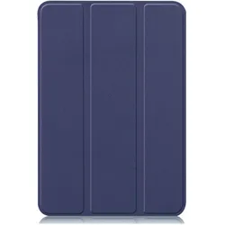 Cover-Discount iPad mini 6 - Tri-fold Smart Case dunkelblau (Apple iPad mini 2021), Tablet Hülle, Blau