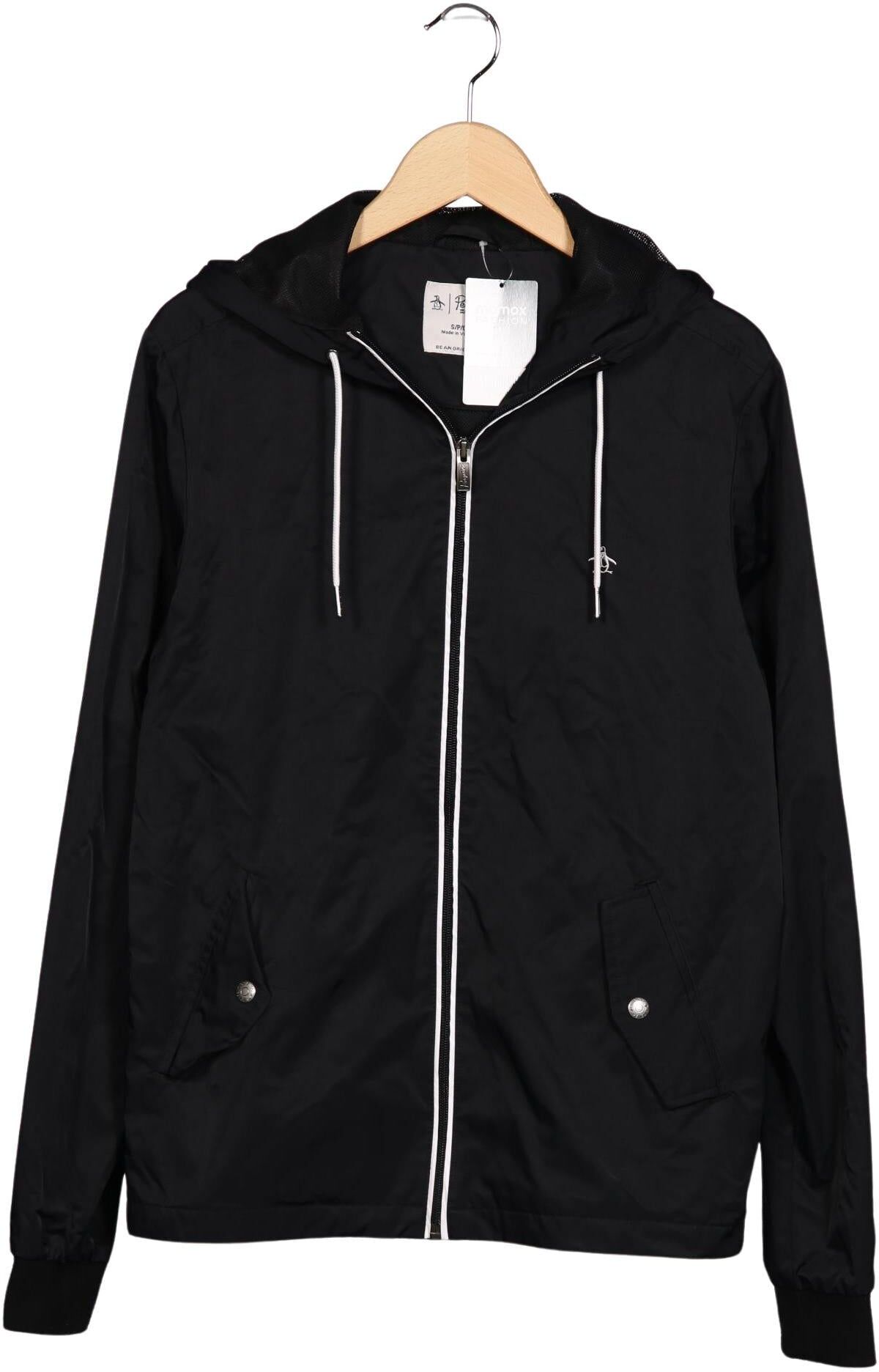 Original Penguin Herren Jacke, Schwarz, Gr. S, Synthetik - Second Hand