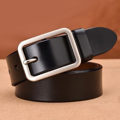 LightInthebox Men's Leather Belt Dermis Retro Traditional Plain Black Red Daily Wear Going out Weekend Casual Belt