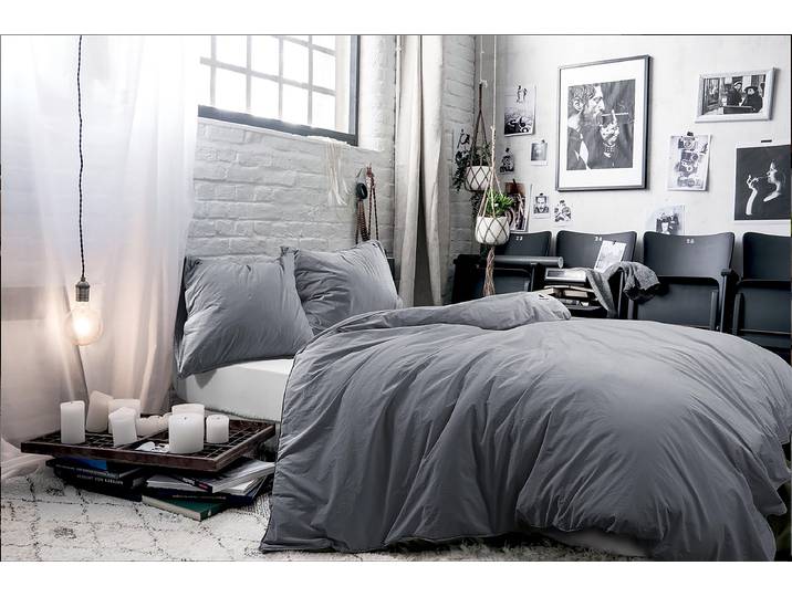 Linge de lit jersey BLCKOUT Texas Gris