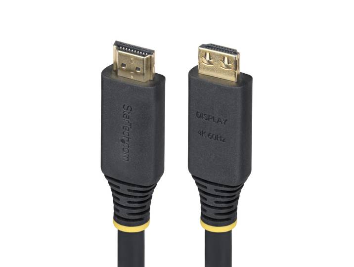 StarTech.com Câble HDMI Haute Vitesse de 10 m avec Connecteurs à Verrouillage, 4K 60 Hz/1440p 144 Hz, HDR10/HDCP 2.2/ARC, 18 Gbps, Câble UHD HDMI pour
