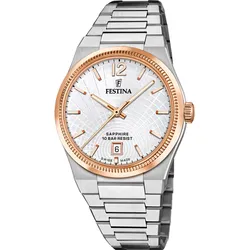 Festina Quarz Damen Swiss Made F20066/2 - silber - 35.0mm