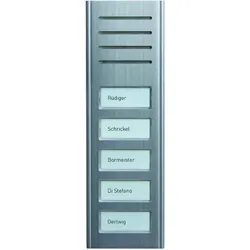 TCS ASX13005-0010 ASX TCS:BUS Audio Außenstation 5T AP silber ASX130050010