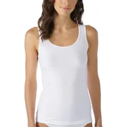 Mey Cotton Pure Tank Top Weiß Baumwolle 38 Damen