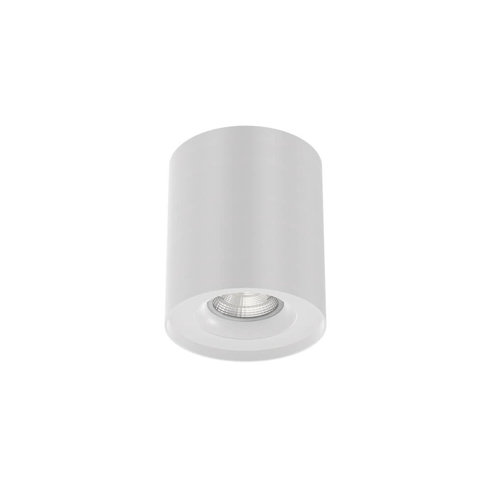 Iblocc Lyora Ronde Led Opbouwspot - Wit - Aluminium