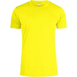 CLIQUE Basic Active Sportshirt Herren 11 - neongelb XXL