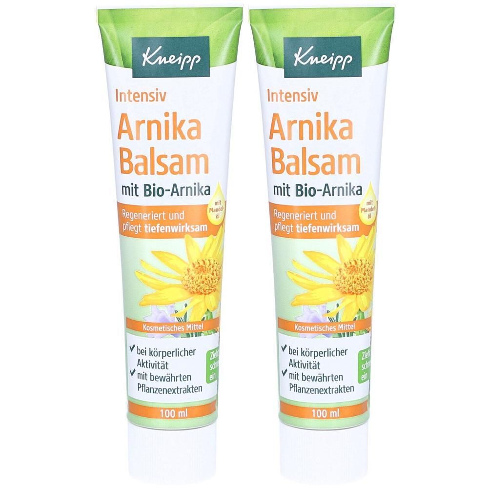 Kneipp Intensiv ArnikaBalsam mit Bio-Arnika 2x 2x100 ml Balsam