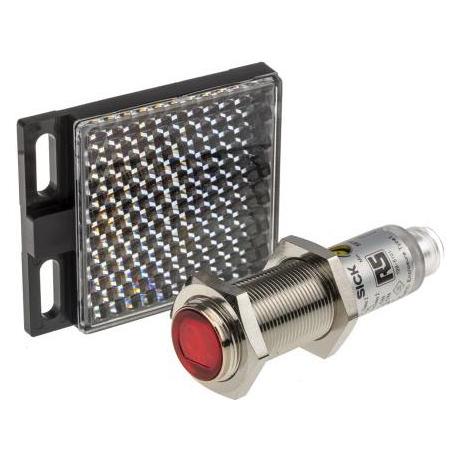 RS PRO Sensor fotoelektrisch M18 NPN refl. M12 (Sensor) (7295101)