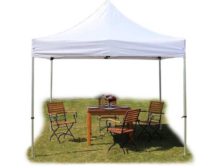 3x3 m Easy Up partytent Vouwpaviljoen\, PROFESSIONAL alu 40mm\, wit