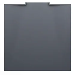 LAUFEN NIA Duschwanne, 800x800x28mm, Marbond, quadratisch, Bodeneinbau, Ablauf in Wand, H2100300780001, Farbe: Anthrazit