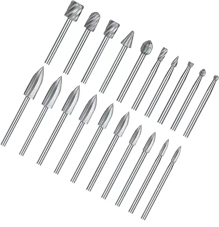 INF 20-teiliges Gravur-Fräserkopf-Set für Holzschnitzereien