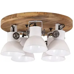 vidaXL, Stehlampe, Inwonella (Rund - 5 Lampenschirme) (E27)