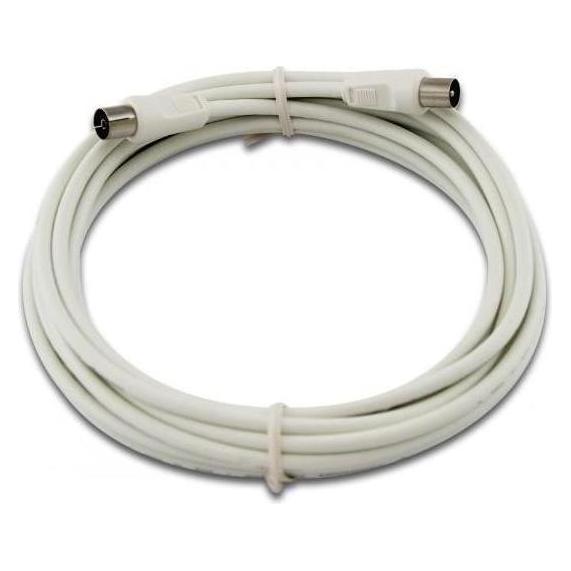 Televes TAK9050G 5m IEC IEC Weiss Koaxialkabel (90 dB, Antennenkabel) (TAK9050G)