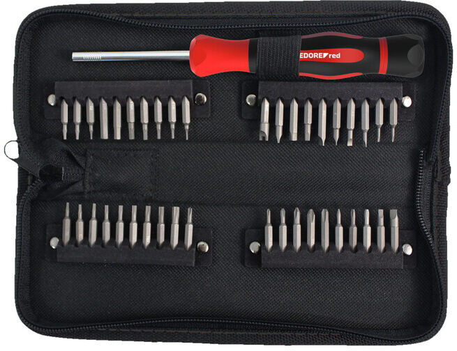 Gedore Set de tournevis de précision 41 pièces ; Gedore Red (3301921)