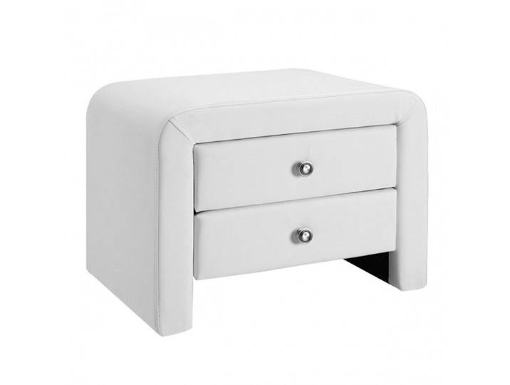 Table Chevet Design Eva - Blanc