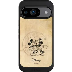 Nivocase Hülle für Google Pixel 9 Handyhülle NIVOcore Case Schwarz Mickey Mouse Minnie Mouse Vintage (Google Pixel 9), Smartphone Hülle, Schwarz