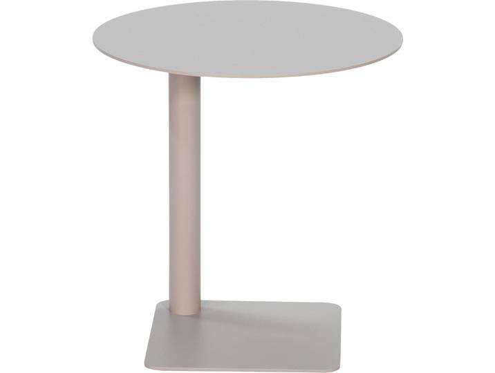 Beistelltisch SPINDER DESIGN SUNNY 40 , grau (silky taupe, silky taupe, silky taupe, silky taupe, silky taupe, silky taupe), B/H/T: 40cm x 40cm x 40cm, Tische, Beistelltisch, Beistelltisch aus Stahl