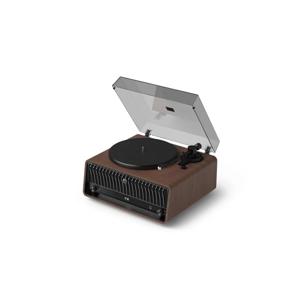 Philips The Tina TAV9000D/10 Platenspeler Bruin met Bluetooth en Belt Drive