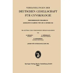 Vierunddreissigste Versammlung Abgehalten zu Hamburg vom 9. bis 13. Oktober 1962, Fachbücher von Gustav Döderlein, H. Kirchhoff, Ernst Philipp