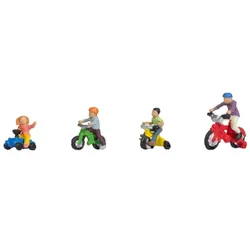NOCH 15908 H0 Kinder auf Kinderfahrrädern