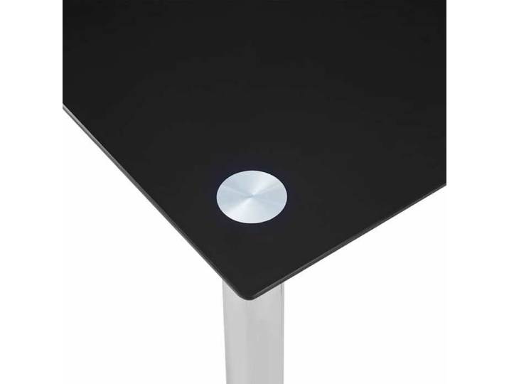 Table à manger - UU - Verre trempé - noir - Entretien facile - 120x60x75 cm xrn53d