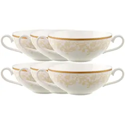 Villeroy & Boch, Tasse, Multipack Ivoire Suppen-Obertasse - 6 Stück (200 ml, 6x)