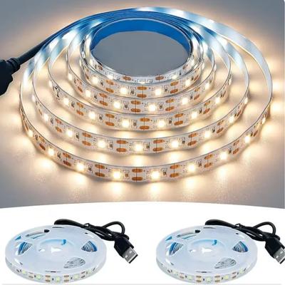 Inspired Finds GlowFlex USB LED Strip Lights 2835 White And Warm White Lighting Tape For Home And TV Backlight white 13.12 Ft