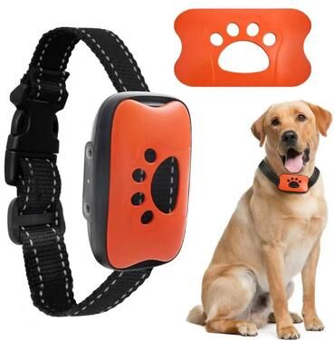 Uplifted Finds Smart Ultrasonic & Vibration Anti Bark Training Collar orange