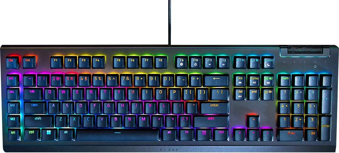 Razer BlackWidow V4 X-toetsenbord met groene schakelaars