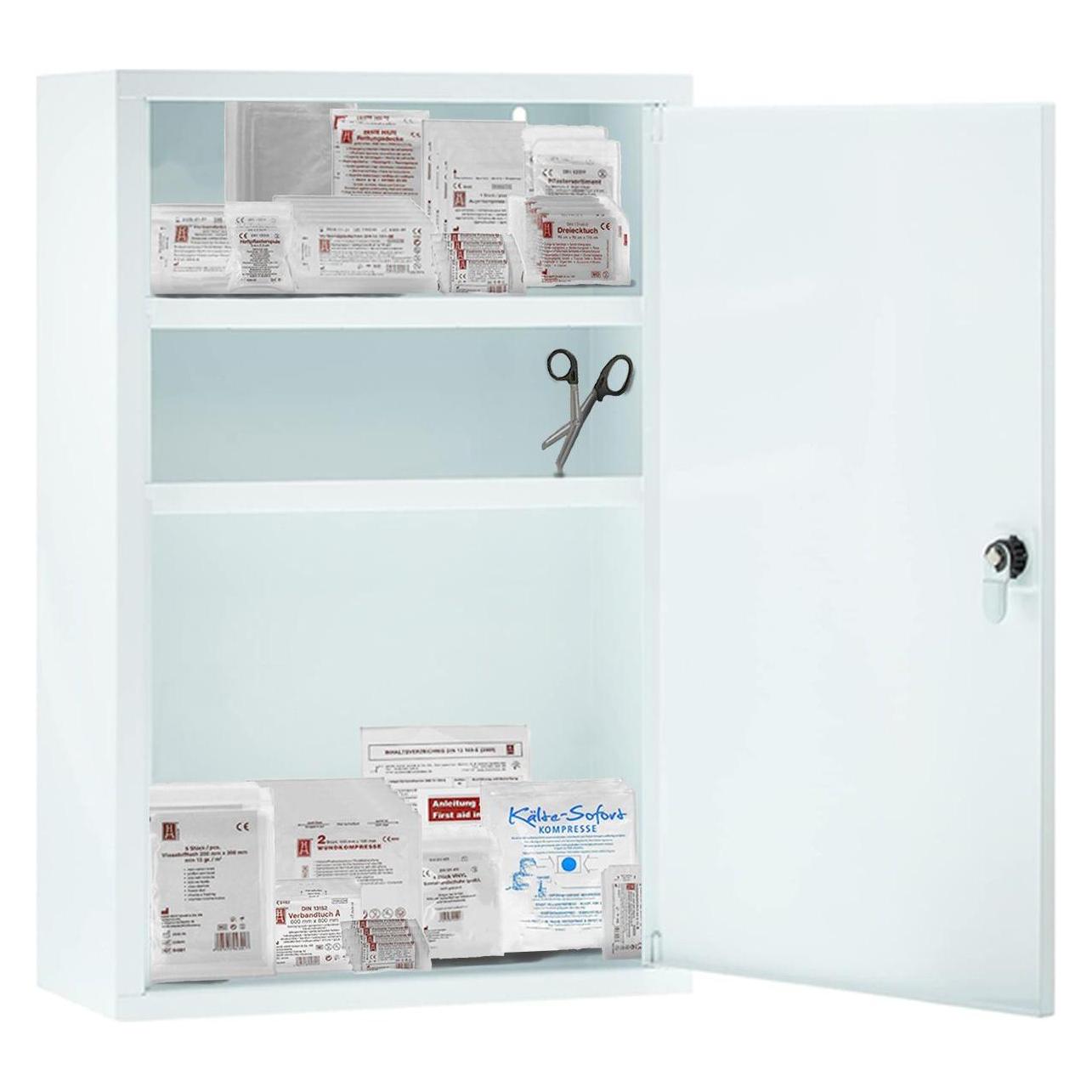 First Aid Only Medizinschrank DIN 13169 weiss (First Aid Kit) (P-10201-13169)