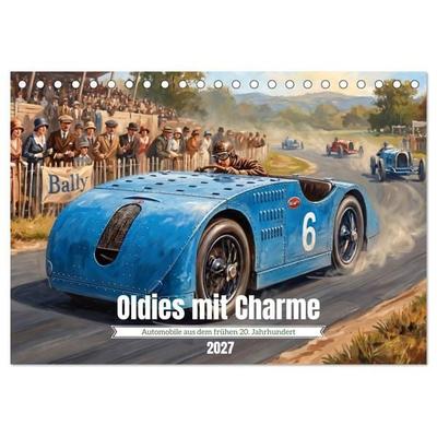 Oldies mit Charme (Tischkalender 2027 DIN A5 quer), CALVENDO Monatskalender
