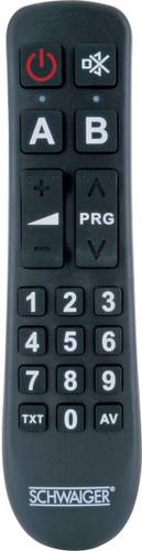 Schwaiger UFB1100 533 Universal Fernbedienung Schwarz