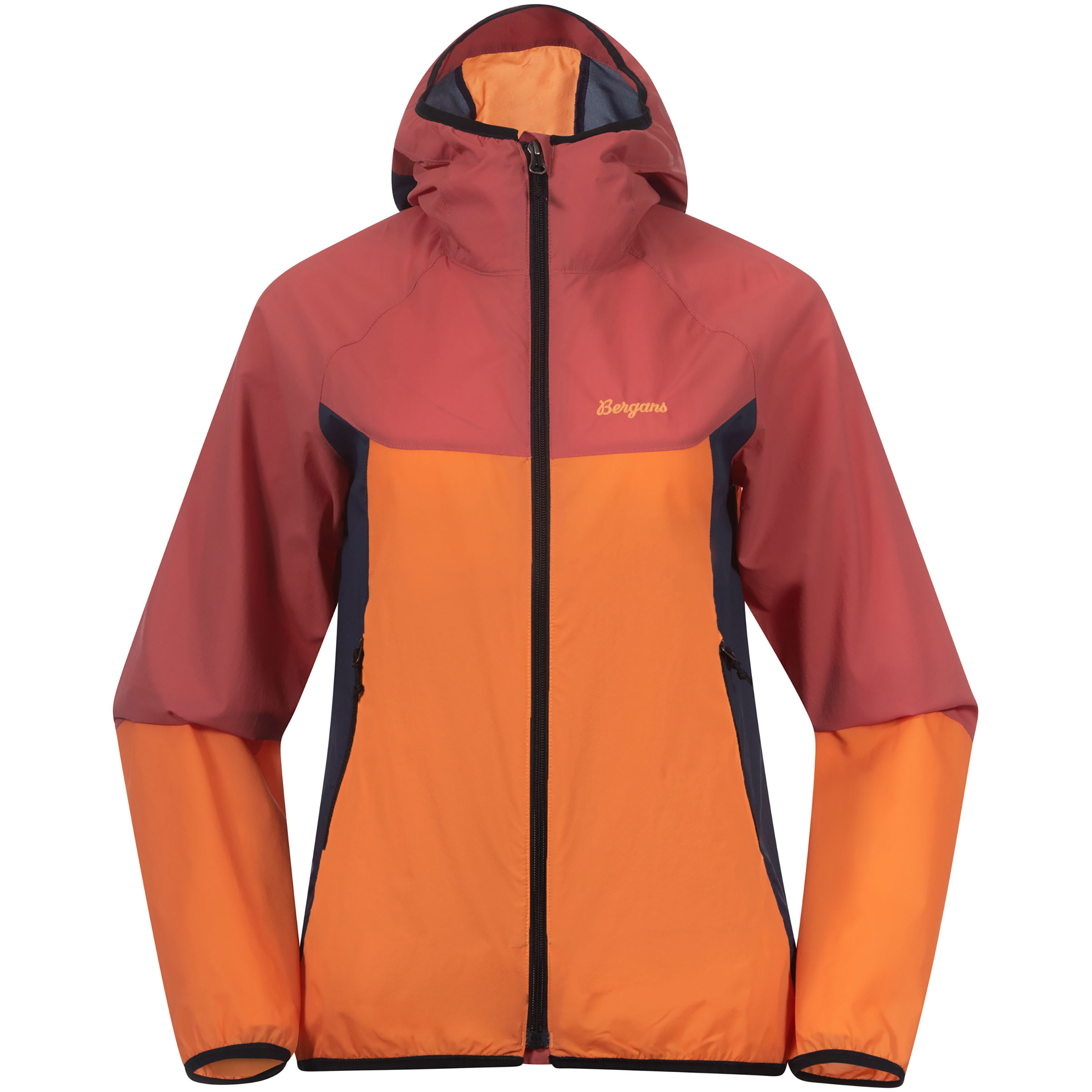 Bergans Vaagaa Windbreaker Damen Windbreaker orange Größe S Trekking Wasserabweisend