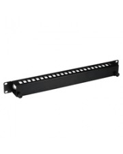 EFB Elektronik 19" 1HE Kabelführungspanel mit Abdeckung RAL9005 Rack-Modul (699999NTS.1)