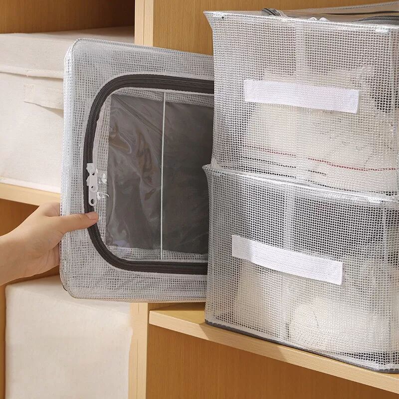 INF Faltbare Schuhaufbewahrungsbox - Staubdichter & Feuchtigkeitsbeständiger Organizer