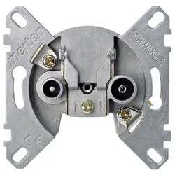 Merten BK-/Sat-Antennenstichdose 466099 2fach
