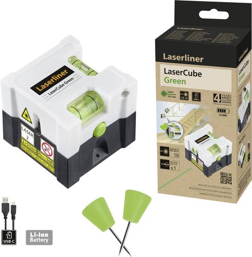 Laserliner LaserCube green Linienlaser Reichweite (max.): 10m