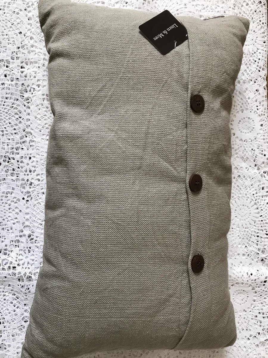 Linen & More Kussen Indi beige